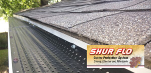 A shur-line gutter protection system is shown.